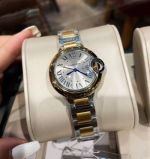 Ballon Bleu de Cartier 33mm Imported Quartz Movement TT Gold Band Watch